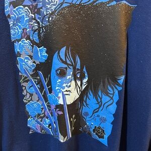 Edward Scissorhands Loot Crate Blue Graphic Sweatshirt